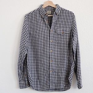 J. Crew Factory Small Blue  Checkered Shirt